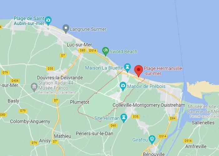 Maison 5 Pers - 400 M De La - Sword - 4 Velos Hermanville-sur-Mer